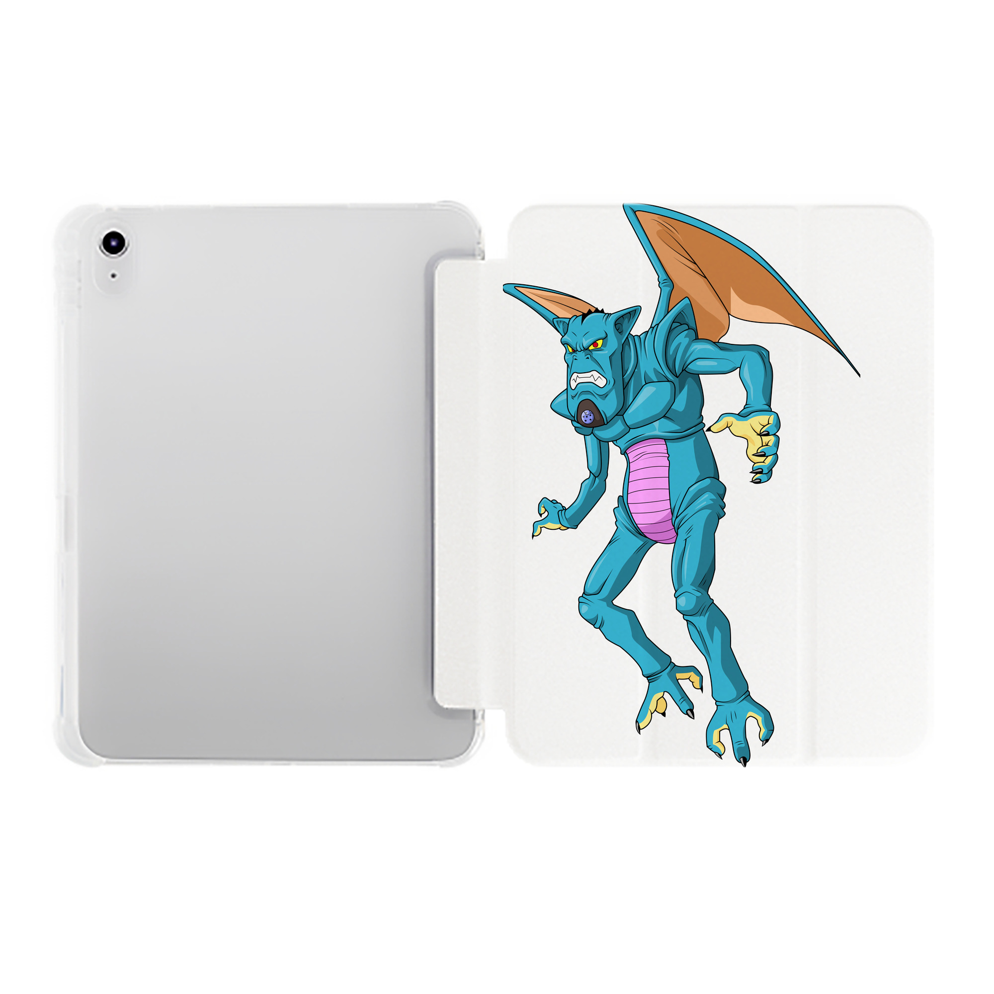 （画像用） ドラゴンボール DRAGON BALL IPad ケース ペン収納付き 三つ折りスタンド PUレザー×シリコン 対応機種9.5/10.5/10.9インチ